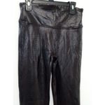 Spanx Women's Leggings Faux Leather Crocodile Brown Size Small Petite NWOT Photo 5