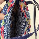 Vera Bradley Tote Bag Floral Patchwork Cotton Satchel Shoulder Bag Purse Photo 2