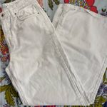 ZARA  White Mid Rise Wide Leg Jeans Photo 0