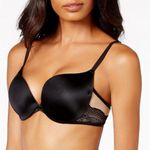 Maidenform  Soft Stretch Push Up Plunging Neckline Underwire Bra 36D Black Photo 0