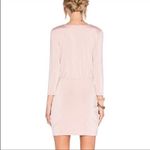 Lovers + Friends Happy Faux Wrap 3/4 Sleeves V-Neckline Ruched Mini Dress NEW Photo 4