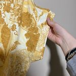 Wonderly  Yellow Pattern Short Sleeve Women’s Blouse Photo 7