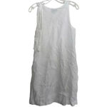 Michael Stars  White V-Neck Mini Dress Size Small linen Photo 1
