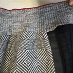 Etienne Aigner  Vintage 80s Black and Gray Patterned Boat Neck Sweater Quiet Lux Photo 2