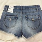 Joe Boxer  Blue Distressed Jean Shorts Photo 2