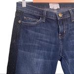 Current/Elliott Current Elliott Rolled Skinny Jeans Loved Tux Black Lace Wash Women’s Size 28 Photo 4