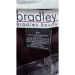 Bradley Bayou Quilted Leather Moto Jacket Plum XS NWT QVC Purple Photo 3