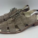 Jeffrey Campbell Gustave Suede Sandals Size 10 Gray Shoes Photo 4