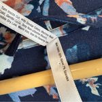 Soma Cool Nights Short Robe in Phantom Floral Navy Women's Size S/M Photo 6
