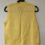 Hunt Club VTG 100% Cotton butter Yellow Sweater Vest Vest Xl Photo 4