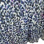 DKNY  Blue Black Speckled Pleated Sleeveless Dress 10 Photo 2