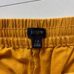 J.Crew  Womens Size 12 Mustard Yellow Linen Blend Drawstring‎ Pants Photo 7