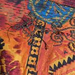 Vtg Y2K Coldwater Creek Orange Blue Tribal Floral Print Embroidered jacket P M Size undefined Photo 3