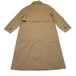 Everlane NWT The Long Mac Coat in Toasted Coconut Brown Cotton Maxi Trench XL Photo 4