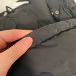 Vintage POLO Ralph Lauren women’s black leather zip button puffer down vest XL Photo 8