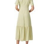 Anthropologie  X LOVE, WHIT CITRON DOT TIE WAIST MIDI DRESS Photo 4