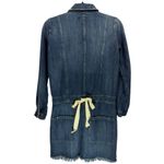Lucky Brand Workwear Valeport Denim Trucker Drawstring Dress XS Photo 5