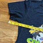 90s Inspired Space Jam Looney Toon Black Speckled Graphic T Photo 3