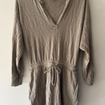 American Eagle Cozy Hooded Knit Romper Long Sleeve Photo 0