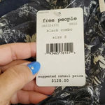 Free People  MINI DRESS BLACK COMBO Photo 2