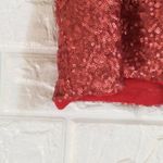 ASOS  ruby sequin crop‎ camisole w/ cord straps US4 UK3 EU36 Photo 6