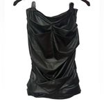 Brochu Walker Gina Ruched Pencil Skirt - Black Onyx Size Medium Photo 4