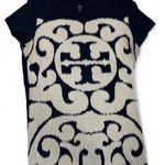 Tory Burch Tory Butch Logo Graphic T Shirt Blue & White Size XXS Photo 0