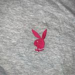 Playboy x Misguided Mission Statement T- Shirt Dress Grey/ Pink New with Tags Photo 11