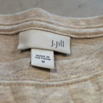 J.Jill Cream Quilted Women's Top size medium Photo 7