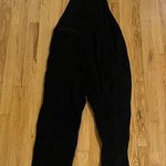 Stillwater Black Double Gauze Some Beachy Overalls Sz S Photo 0