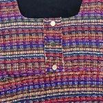 ZARA  Women’s Multicolor Dressy Crop Top Size L Photo 2