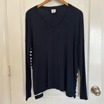 CAbi Women’s Blue White Striped Long Sleeve Lighthouse Tee Medium #5742 Photo 2