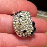 Hello Kitty  Rhinestone Black Bow Adjustable Ring Photo 12