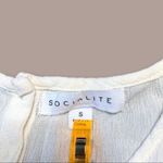 Socialite Y2K Lace Boho Open Back Tank Top Size Small Photo 6