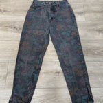 St. Tropez Vtg Jean  Flower Jeans SIZE 9 Split Hems Ankle‎ Length Made in USA Photo 0