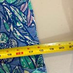 ESCAPE by Habitat Clothes Blue Floral Print V Neck Mini Tunic Dress Small Photo 8