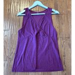 Beyond Yoga Beyond the Bump  purple faux wrap maternity top large Photo 8