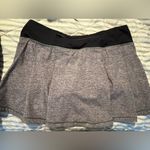 Lululemon  Athletica Charcoal and Black Mini Skirt Photo 1