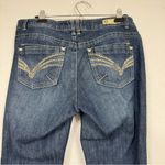 Democracy  Blue Patriot Straight Leg Jeans Womens 10 Denim Mid Rise Zip Fly Photo 6