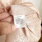 Saylor  Brookey Knotted Jacquard Mini Dress Ruffle Sleeve Womens Blush Pink Size Photo 5