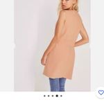 Missguided  long vest in cream color Photo 2