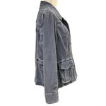 Eddie Bauer Grey Corduroy Utility Jacket Retro Academia Western Size LARGE Photo 3