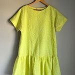 Anthropologie Corey Lynn Calter Yellow Mariah Textured Mini Dress Size Medium Photo 1