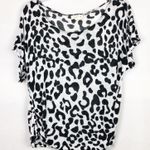 Love j  Animal Print Blouse Size Medium Photo 0