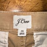 J Crew tan business casual preppy flat front sz 26 pants Photo 1