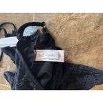 Macy's Salt + Cove Crochet High-Neck Tankini Top Black Size Small Photo 10