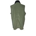 Denim & Co Olive Green and Black Vest Large Photo 2