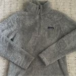 Patagonia Los Gatos Salt Grey 1/4 Zip Fleece Pullover Photo 2