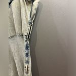 Entro  acid wash stretchy denim dress size large Photo 4