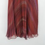 BCBGMAXAZRIA BCBG Generation Red Multi Halter Dress Pleated Mini Cocktail Size 4 Photo 2